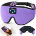 Voerou Sleep Mask Bluetooth 5.4 Headphones, Eye Masks for Sleeping with Ultra-Thin Stereo Speakers, Sleeping Mask Wireless Earbuds for Men Women Sleep, Cool Tech Gadgets for Teen Boys