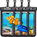 Hiearcool Waterproof Phone Pouch, Waterproof Phone Case, 2-Pack Black