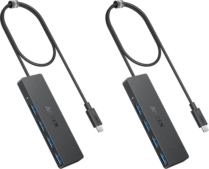 Anker USB Hub, 4-in-1 USB Splitter, 4 USB-A Ports with 5Gbps Data Transfer