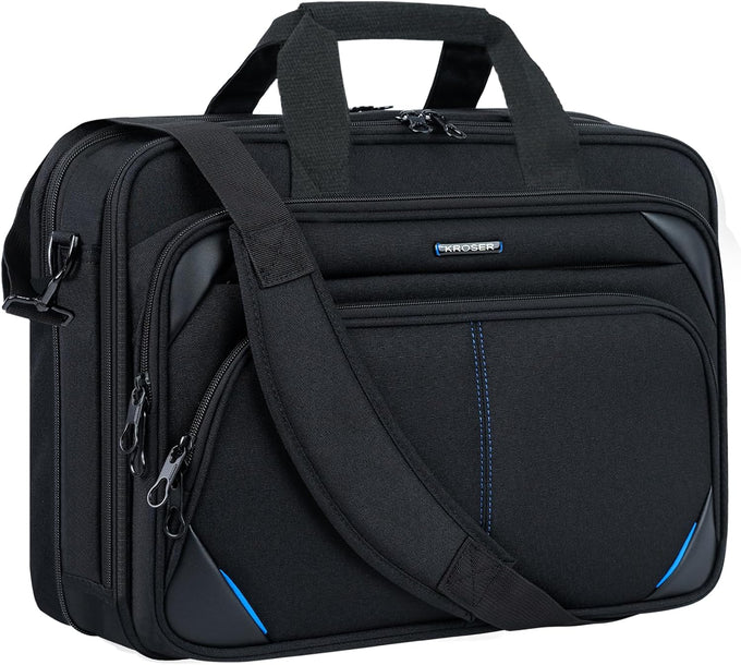 KROSER 15.6 Inch Laptop Briefcase Computer Bag, Messenger Shoulder Bag