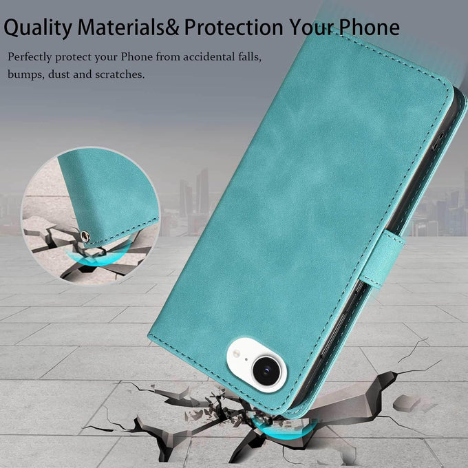 Wallet Case for iPhone 17e 6.1", RFID Blocking Card Holder, Green