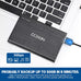 NRICO Ultra Slim 750GB Portable External Hard Drive USB3.0 HDD Storage Compatible for PC, Desktop, Laptop,Mac,PS4, Xbox one (Black, 750, GB)