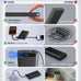 10000mAh Power Bank Built-in 2 Cables,40% Thinner 22.5W PD Portable Charger