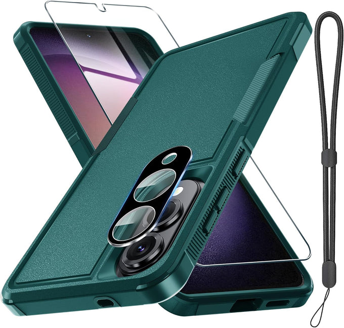 for Samsung Galaxy S26 Case,Military Grade Phone Cover, Black Matte