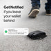SPOTMINDERS Apple MFi Certified Wallet Tracker PRO Works with Apple Find My IP68 Rechargeable Tracking Card for Wallet Luggage Passport 0.07in Slim Credit Card Design Item Finder