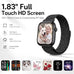 Smart Watch for Women Men, Answer/Make Call, 1.83"HD Touchscreen, 2 Bands