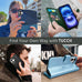 TUCCH Wallet Case for iPhone 16 (6.1") 2024, 4 Card Holders, Black