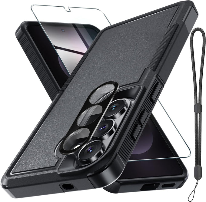 for Samsung Galaxy S26 Case,Military Grade Phone Cover, Black Matte