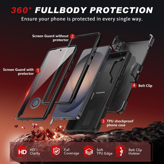 TONGATE Magnetic Stand for Samsung Galaxy S26 Ultra Case, Black