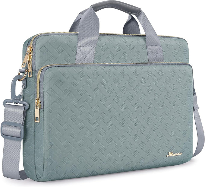 KIZUNA Laptop Sleeve Case 15.6 Inch Computer Shoulder Bag for for 16" MacBook Pro M4/Lenovo IdeaPad Flex 5i Gen 8/Legion Slim 5/Yoga Pro 9i/ThinkBook 16/HP Envy x360/Dell XPS 16/16 Plus,Khaki