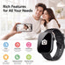 Smart Watch for Women Men, Answer/Make Call, 1.83"HD Touchscreen, 2 Bands