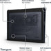 Targus 17 Inch Dual Fan Lap Chill Mat - Soft Neoprene Laptop Cooling Pad for Heat Protection, Fits Most 17" Laptops and Smaller - USB-A Connected Dual Fans for Heat Dispersion (AWE55US)
