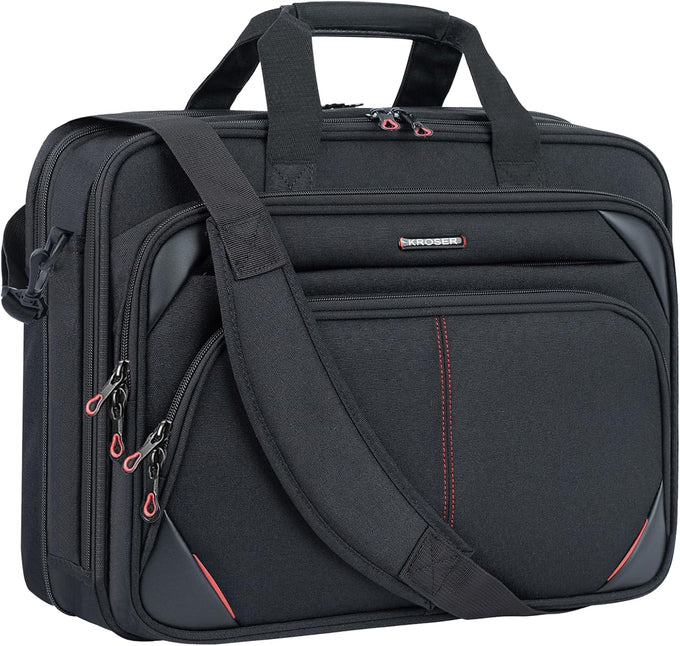 KROSER 15.6 Inch Laptop Briefcase Computer Bag, Messenger Shoulder Bag
