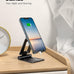 Nulaxy Full Aluminum Dual Folding Cell Phone Stand for Desk, Black