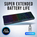 KLIM Chroma Wired Gaming Keyboard, US QWERTY Layout, Chromatic RGB Lighting