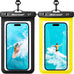 Hiearcool Waterproof Phone Pouch, Waterproof Phone Case, 2-Pack Black