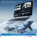 Laptop Cooling Pad for 12-17.3 Inch Laptops, Slim Stand with 6 Quiet Fans