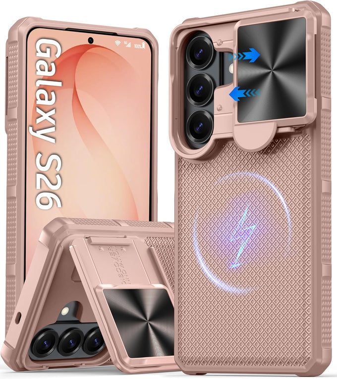 for iPhone 18 Pro Max Case with Slide Camera Cover, Fit for Magsafe