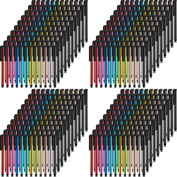 Outus 120 Pcs Bulk Capacitive Stylus Pens for Touchscreens, 12 Colors