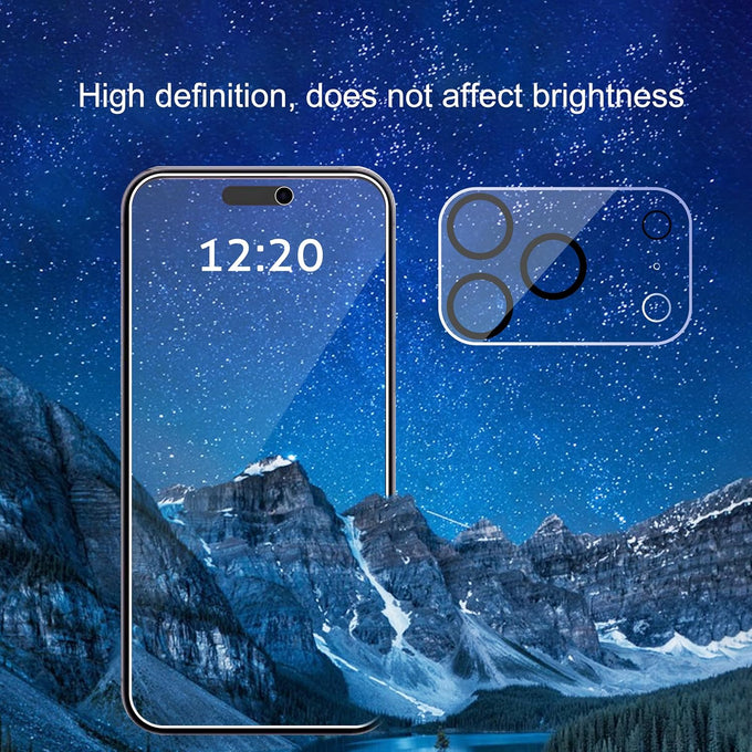 Ailun Privacy Screen Protector + Camera Lens Protector for iPhone 17 Pro