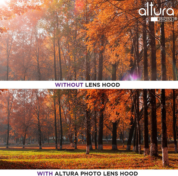 Altura Photo 58mm Camera Lens Hood for Canon Rebel T7, T6, EOS Accessories