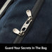 zelin Anti Theft Zipper Clips, Travel Essentials, Carabiner, 2Grey 2Silver