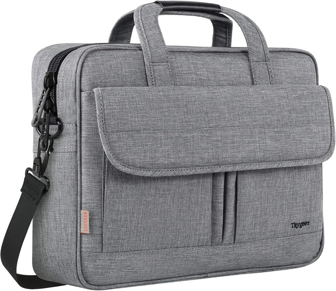 Taygeer Laptop Bag 15.6 Inch, Business Briefcase Gifts for Men Women, Black