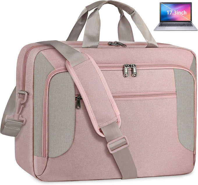 Laptop Bag 17.3 Inch Laptop Briefcase for Men Work Laptop Case Computer Bag
