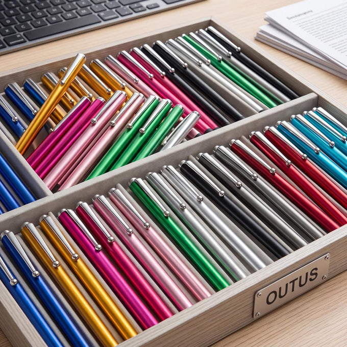 Outus 130 Pcs Stylus Pens Bulk Compatible for Most Device Touchscreens