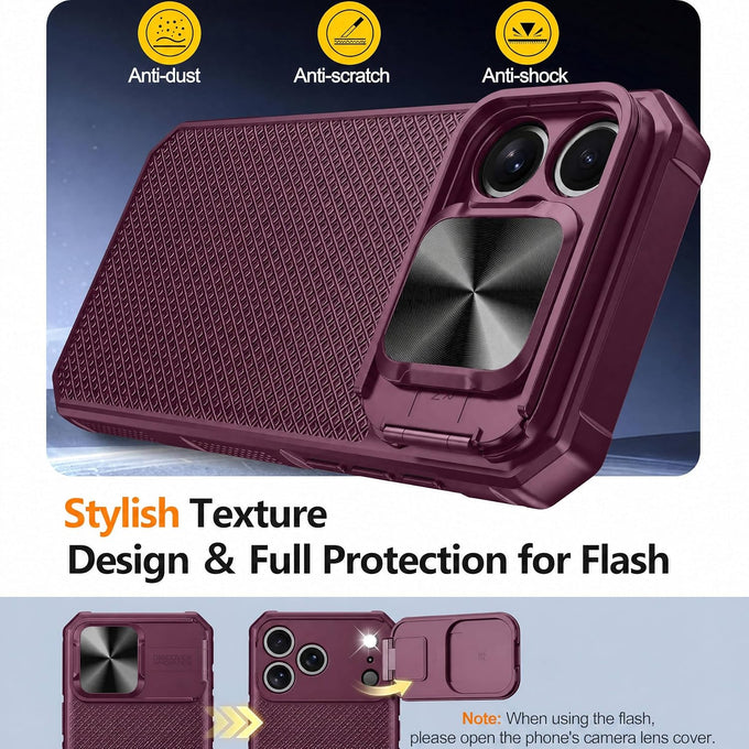 for iPhone 18 Pro Max Case with Slide Camera Cover, Fit for Magsafe