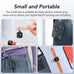 HUOTO Portable Charger for Apple Watch,Wireless Magnetic iWatch Charger 1200mAh Power Bank Travel Keychain Accessories Smart Chargers for Apple Watch Series 11/10/9/8/7/6/SE/5/4/3/2/1/UItra/UItra 2